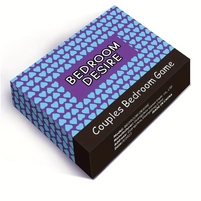 “Smile Talk Bedroom Desire” Couples Card Game – 108 Romantic & Daring Cards for Date Nights