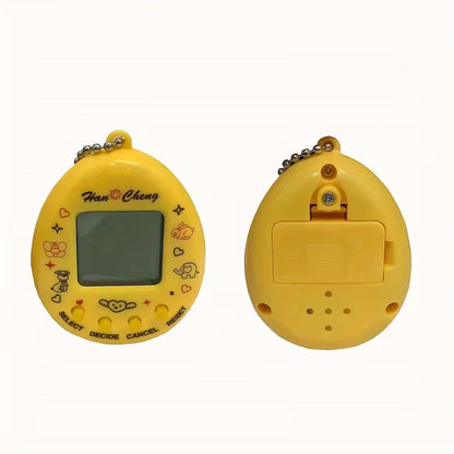 Retro Mini Handheld Gaming Console with Virtual Pet Keychain – Battery-Powered