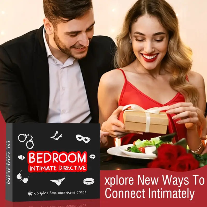 Romantic Bedroom Card Game for Couples – 108 Challenge Cards