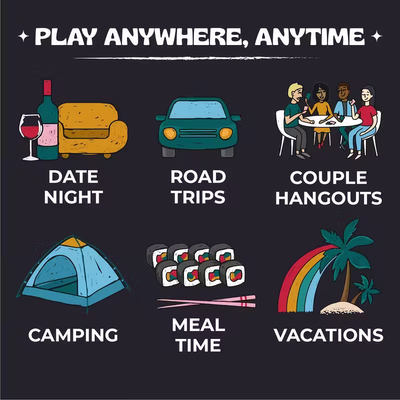 Talking Hearts Couples Edition – 200 Conversation Cards with 2 Wild Cards | Perfect for Date Nights