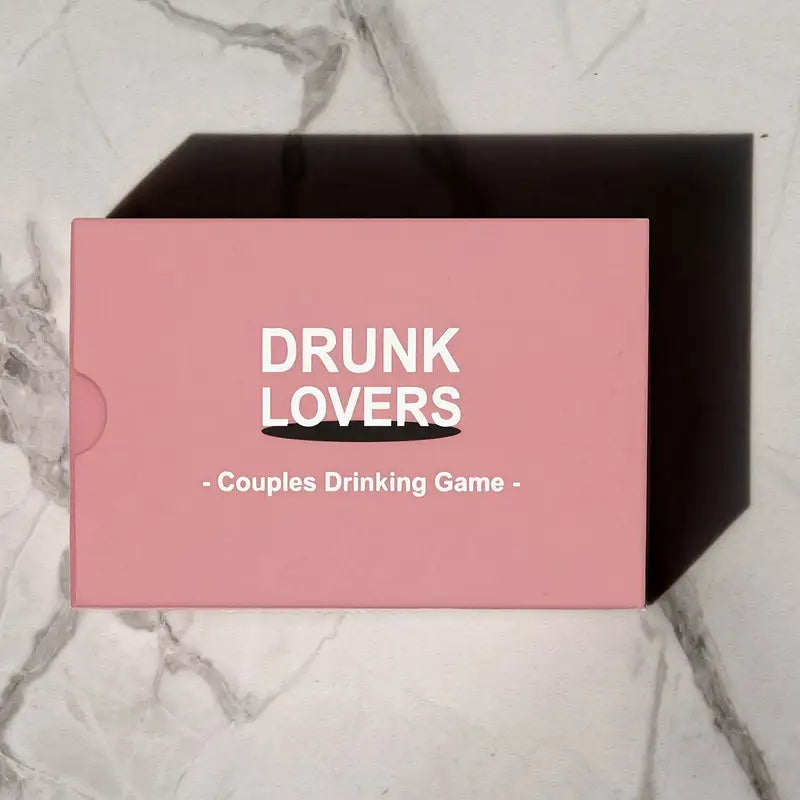 Drunk Lovers 52-Card Dare Game for Adults  Romantic & Party Drinking Game for Couples